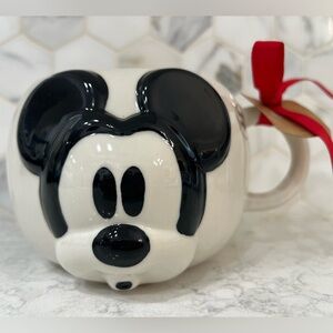 Disney + Rae Dunn Mickey Mouse Black and White Mug - NWT